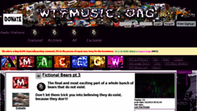 What Wtfmusic.org website looked like in 2014 (10 years ago)