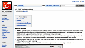 What Wiki.hlsw.net website looked like in 2014 (10 years ago)