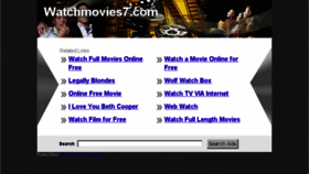 What Watchmovies7.com website looked like in 2014 (10 years ago)