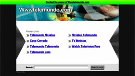 What Wwwtelemundo.com website looked like in 2014 (10 years ago)