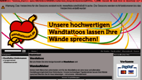 What Wandtattooart.de website looked like in 2014 (10 years ago)
