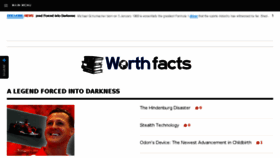 What Worthfacts.com website looked like in 2014 (10 years ago)