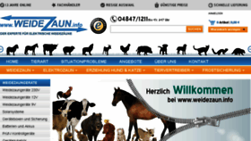 What Weidezaun-info.de website looked like in 2014 (10 years ago)