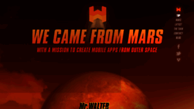 What Wecamefrommars.com website looked like in 2014 (10 years ago)