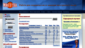 What Workoteka.ru website looked like in 2014 (10 years ago)