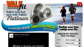 What Walk-fit.com website looked like in 2014 (10 years ago)
