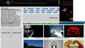 What Wallpapers4desktop.net website looked like in 2014 (10 years ago)