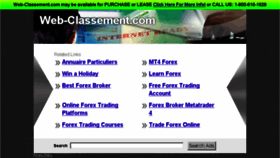 What Web-classement.com website looked like in 2014 (10 years ago)