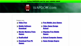 What Wapdom.com website looked like in 2014 (10 years ago)