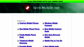 What Web-mobile.net website looked like in 2014 (10 years ago)