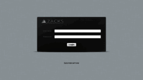 What Webmail.zacks.com website looked like in 2014 (10 years ago)