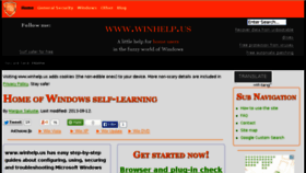 What Winhelp.us website looked like in 2014 (10 years ago)