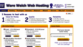 What Warewelchwebhosting.co.uk website looked like in 2014 (10 years ago)