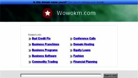 What Wowokm.com website looked like in 2014 (10 years ago)