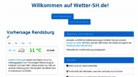What Wetter-sh.de website looked like in 2014 (9 years ago)