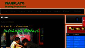 What Wanplato.com website looked like in 2014 (9 years ago)