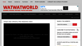 What Watwatworld.com website looked like in 2014 (9 years ago)