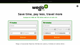 What Wego.cl website looked like in 2014 (10 years ago)