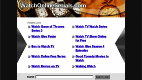 What Watchonlineserials.com website looked like in 2014 (9 years ago)