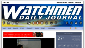 What Watchmendaily.com website looked like in 2014 (9 years ago)