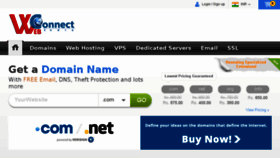 What Webconnectindia.in website looked like in 2014 (9 years ago)