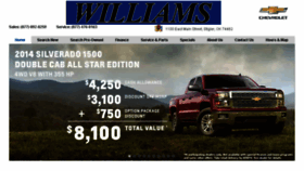 What Williamscp.com website looked like in 2014 (9 years ago)