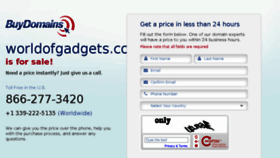 What Worldofgadgets.com website looked like in 2014 (9 years ago)