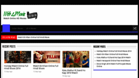 What Web4movies.com website looked like in 2014 (9 years ago)