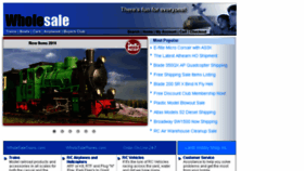 What Wholesaletrains.com website looked like in 2014 (9 years ago)
