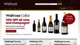 What Waitrosewine.com website looked like in 2014 (9 years ago)