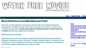 What Watchfreemovies.com website looked like in 2014 (9 years ago)
