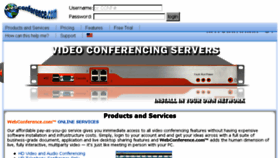What Webconference.com website looked like in 2014 (9 years ago)