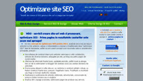 What Webdesignoptimizare.ro website looked like in 2014 (9 years ago)