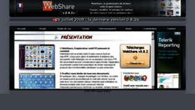 What Webshare.fr website looked like in 2014 (9 years ago)