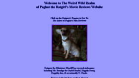 What Weirdwildrealm.com website looked like in 2014 (9 years ago)
