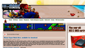 What Wiilovemario.com website looked like in 2014 (9 years ago)