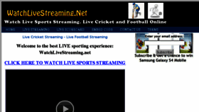 What Watchlivestreaming.net website looked like in 2014 (9 years ago)