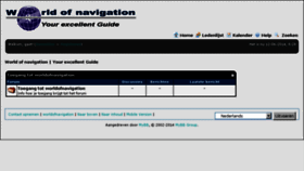 What Worldofnavigation.com website looked like in 2014 (9 years ago)