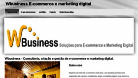 What Wbusiness.com.br website looked like in 2014 (9 years ago)