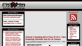 What Webtvwire.com website looked like in 2014 (9 years ago)