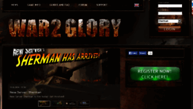 What War2glory.fr website looked like in 2014 (9 years ago)