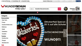 What Wunderschuh.de website looked like in 2014 (9 years ago)