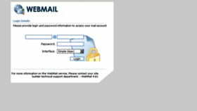 What Webmail.bizsiteservice.com website looked like in 2014 (9 years ago)