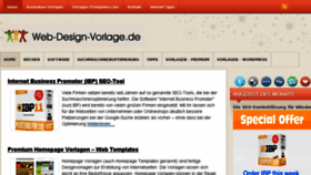 What Web-design-vorlage.de website looked like in 2014 (9 years ago)