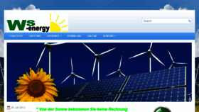 What Ws-energy.de website looked like in 2014 (9 years ago)