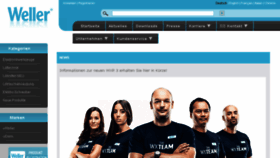 What Weller.de website looked like in 2014 (9 years ago)