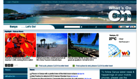 What Whatsonsanya.com website looked like in 2014 (9 years ago)