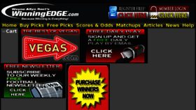 What Winningedge.net website looked like in 2014 (9 years ago)