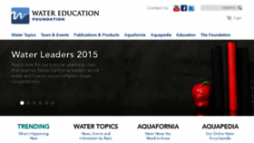 What Water-ed.org website looked like in 2014 (9 years ago)