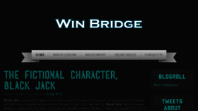 What Winbridge.com website looked like in 2014 (9 years ago)